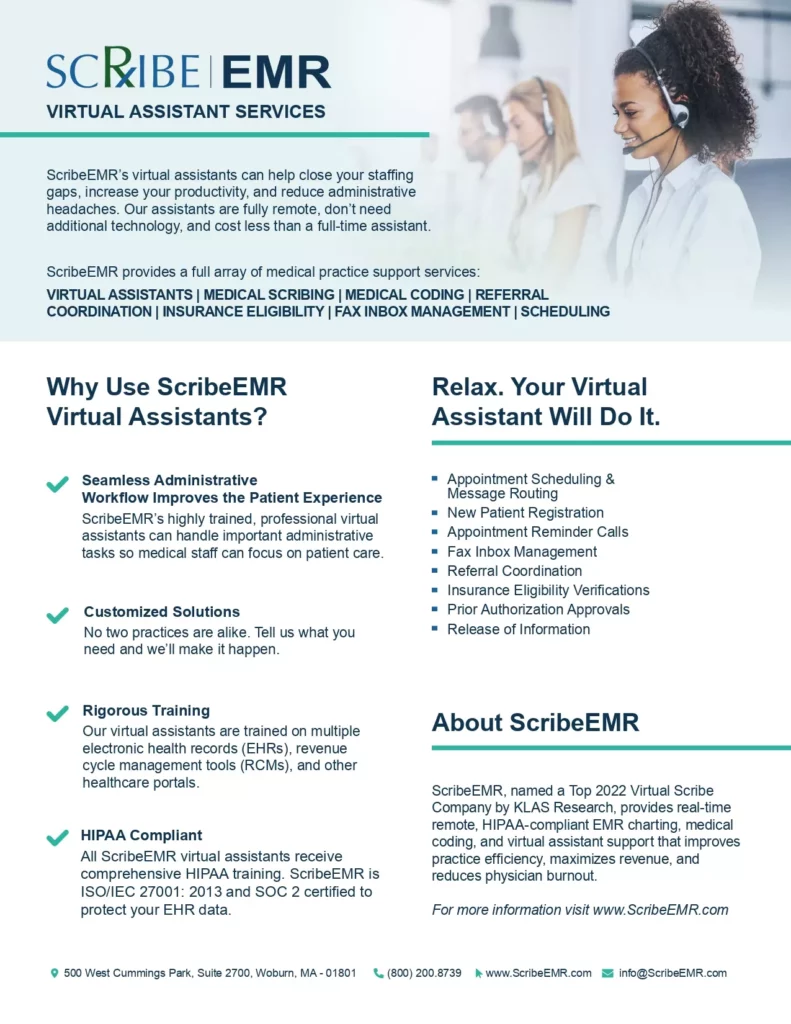 ScribeEMR Virtual Services